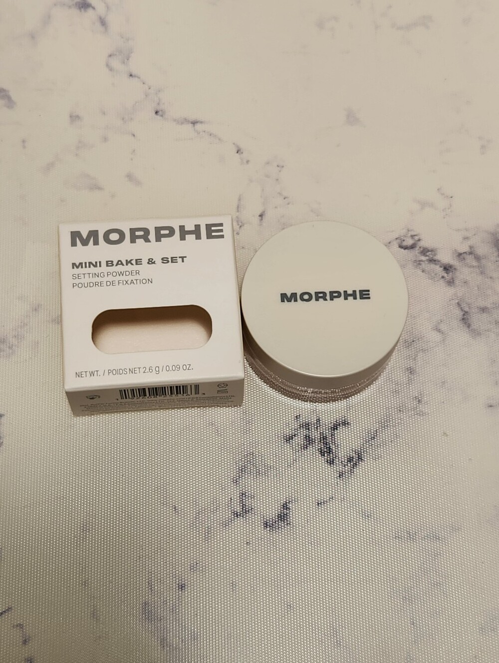 Morphe Mini Bake & Set Setting Powder  .09 oz Translucent